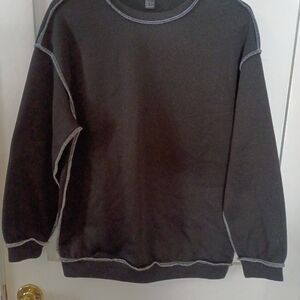 SHEIN Women's Black Crewneck Sweater